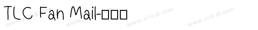 TLC Fan Mail字体转换